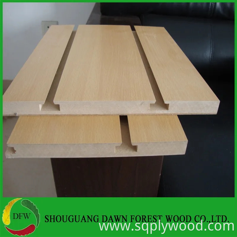 15/18mm MDF of Slot Board T&G Board